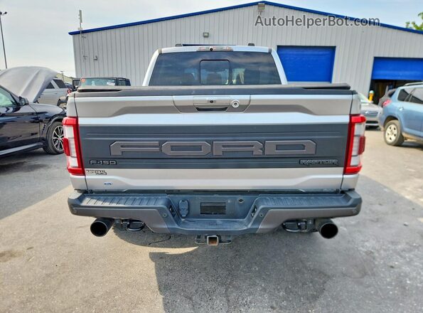 1FTFW1RG3NFC43014 2022 FORD F150 Silver Vista trasera