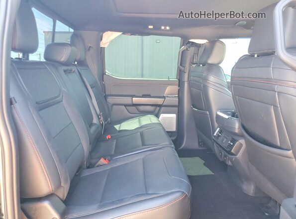 1FTFW1RG3SFB71498 2025 FORD F150 Black Rear seats view