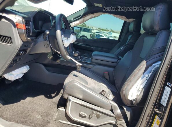 1FTFW1RG3SFB71498 2025 FORD F150 Black Front interior view