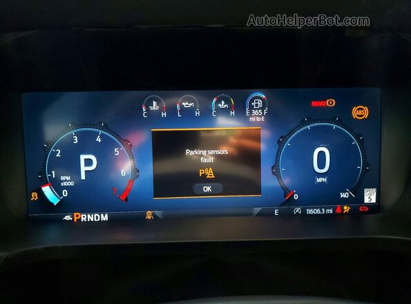1FTFW1RG3SFB71498 2025 FORD F150 Black Instrument cluster view