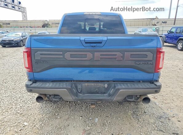1FTFW1RG4KFA17818 2019 FORD F150 Blue Հետևի տեսք