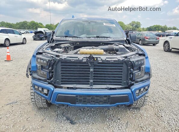 1FTFW1RG4KFA17818 2019 FORD F150 Blue Դիմացի տեսք