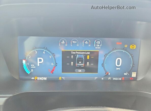 1FTFW1RG4RFB92788 2024 FORD F150 White Widok zestawu wskaźników