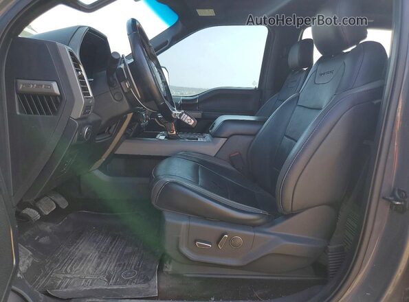 1FTFW1RG5JFC51271 2018 FORD F150 Gray Front interior view