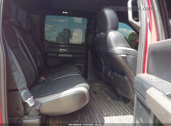 1FTFW1RG5JFE30443 2018 FORD F150 Red VIN კოდის სტიკერის ხედი