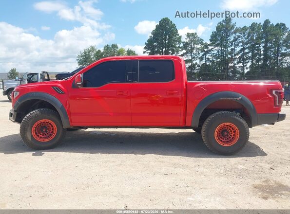 1FTFW1RG5JFE30443 2018 FORD F150 Red სალონის 360-გრადუსიანი ხედი