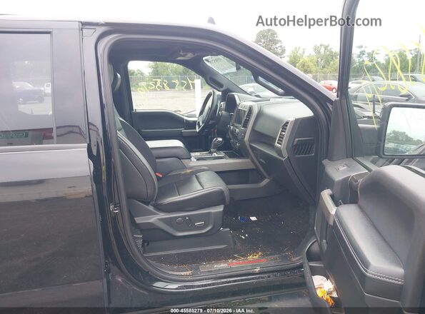1FTFW1RG5LFC00534 2020 FORD F150 Черный Вид салона спереди