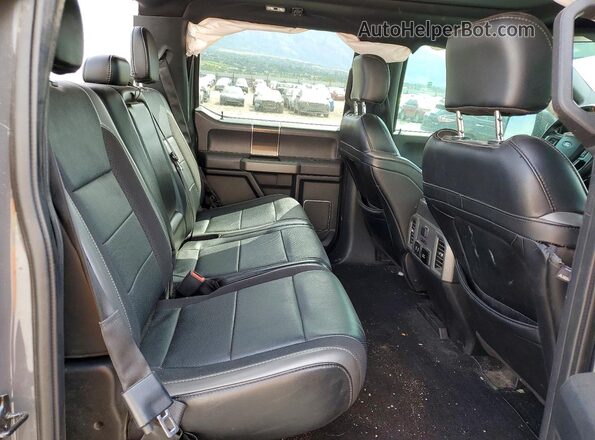 1FTFW1RG6LFB47584 2020 FORD F150 Gray Vista de los asientos traseros