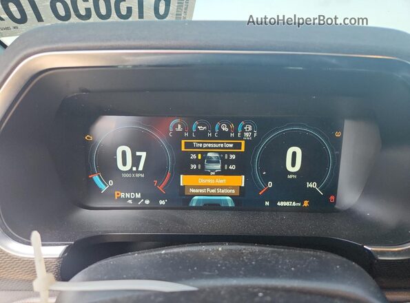 1FTFW1RG6NFC08418 2022 FORD F150 Black Widok zestawu wskaźników