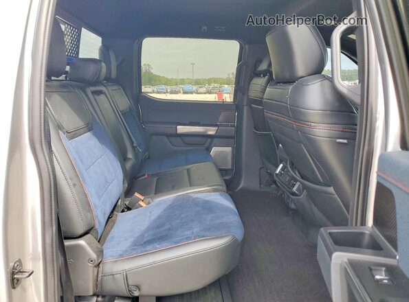 1FTFW1RG6PFA04379 2023 FORD F150 Silver Вид задніх сидінь