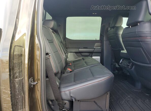 1FTFW1RG6SFC00119 2025 FORD F150 Green Rear seats view