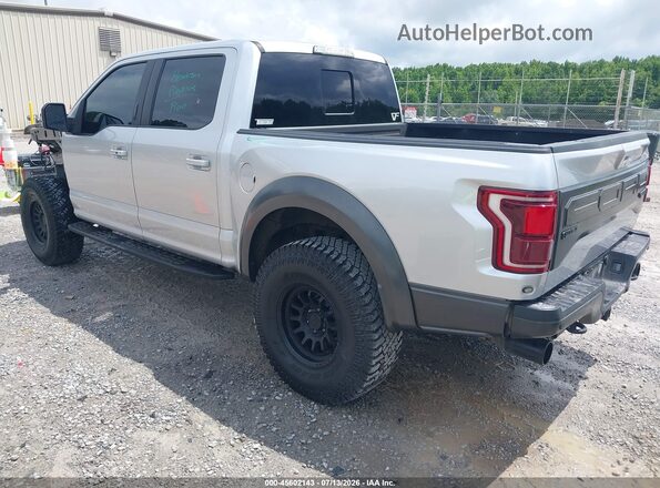 1FTFW1RG7HFA21368 2017 FORD F150 Silver Задня ліва чверть