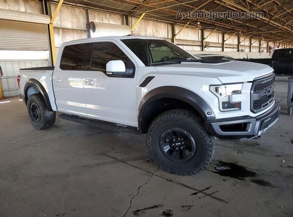 1FTFW1RG7JFA96576 2018 FORD F150 Белый Передняя правая четверть