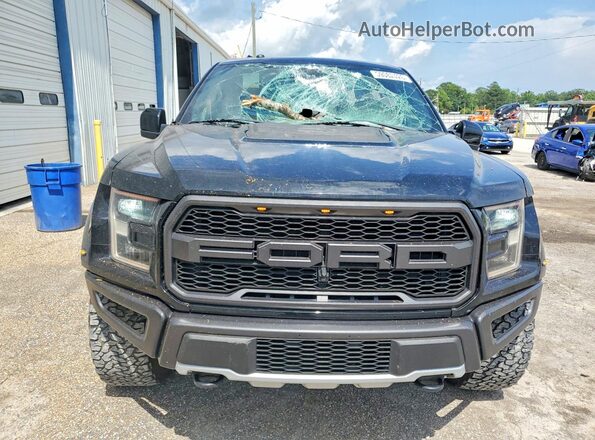 1FTFW1RG7JFD26133 2018 FORD F150 Black Вид спереду