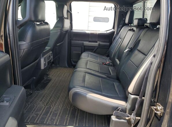 1FTFW1RG7JFD26133 2018 FORD F150 Black Вид задніх сидінь