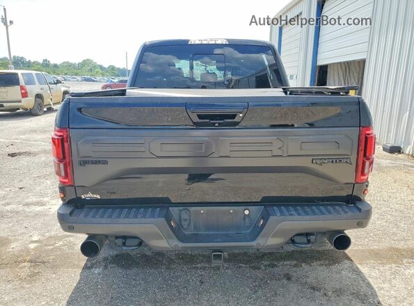 1FTFW1RG7JFD26133 2018 FORD F150 Black Вид ззаду