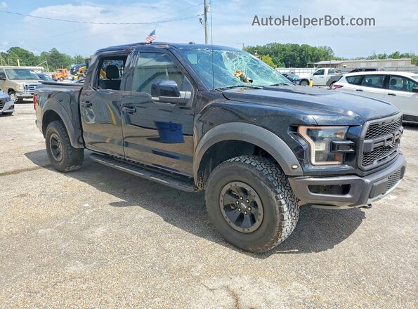 1FTFW1RG7JFD26133 2018 FORD F150 Black Передня права чверть