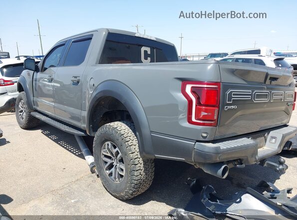 1FTFW1RG7JFD96053 2018 FORD F150 Серый Задняя левая четверть