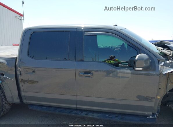 1FTFW1RG7JFD96053 2018 FORD F150 Серый Вид задней части салона