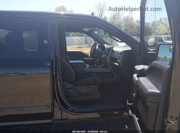 1FTFW1RG7KFA43927 2019 FORD F150 Черный Вид салона спереди