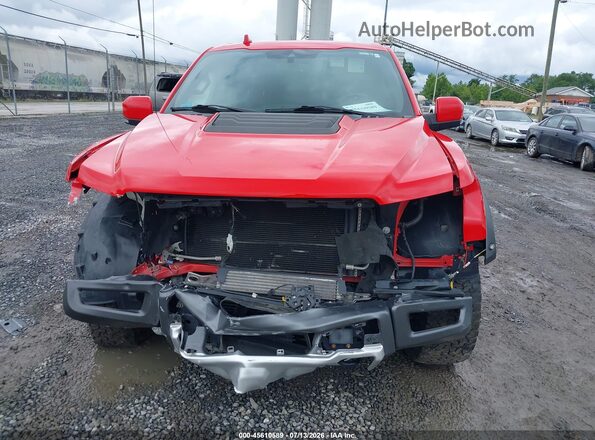 1FTFW1RG7KFA78693 2019 FORD F150 Red Սարքավորումների վահանակի տեսք