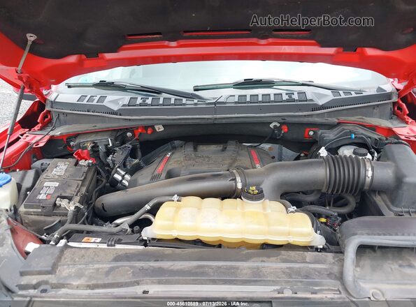 1FTFW1RG7KFA78693 2019 FORD F150 Red Հետևի տեսք