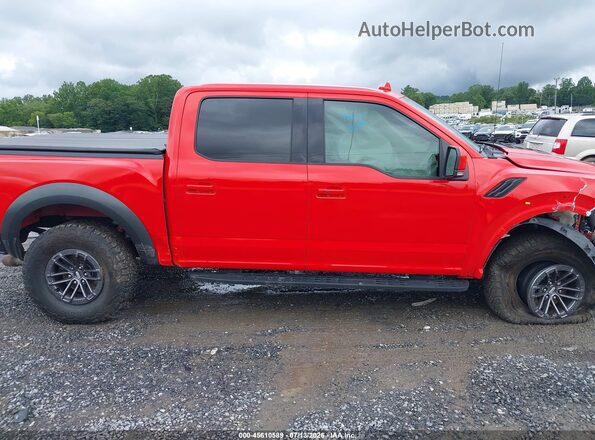 1FTFW1RG7KFA78693 2019 FORD F150 Red Սալոնի հետևի տեսք