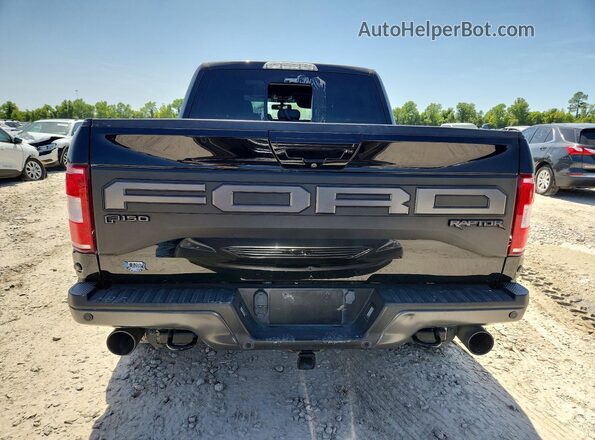 1FTFW1RG7KFB28069 2019 FORD F150 Black უკანა ხედი
