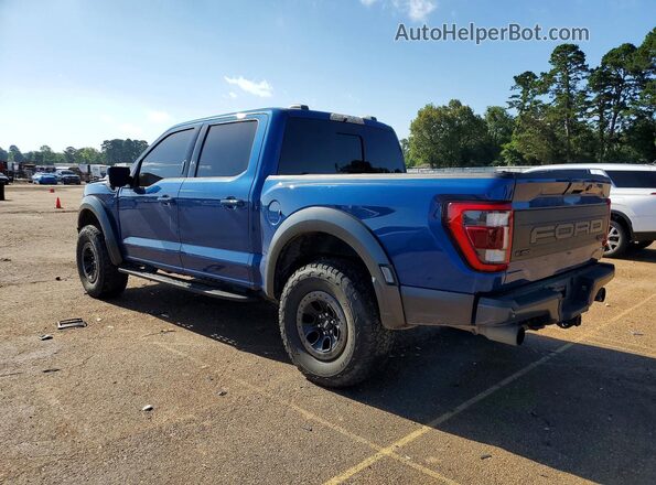 1FTFW1RG7NFC44991 2022 FORD F150 Blue უკანა მარცხენა