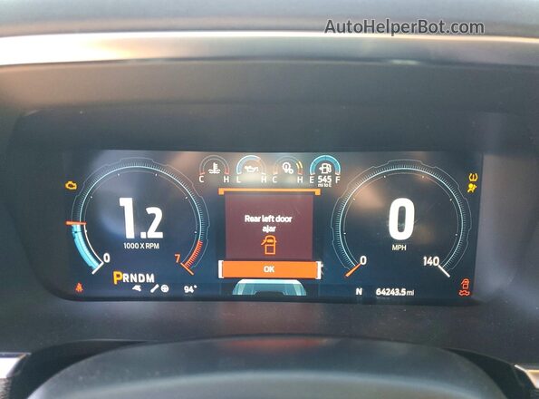 1FTFW1RG7NFC44991 2022 FORD F150 Blue ხელსაწყოთა პანელის ხედი