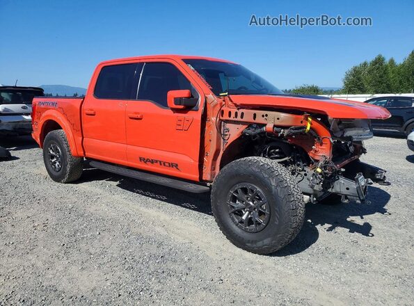 1FTFW1RG8NFC33627 2022 FORD F150 Orange Առջևի աջ