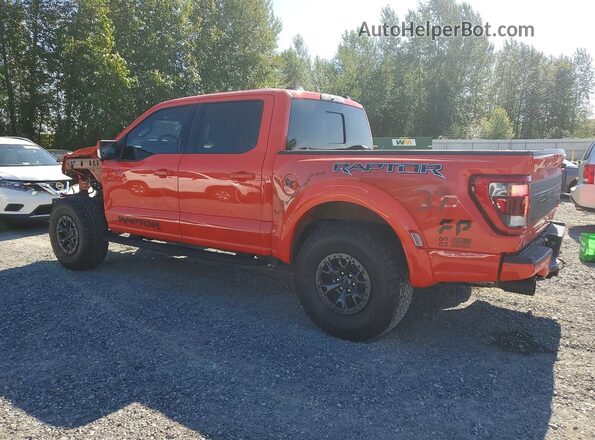 1FTFW1RG8NFC33627 2022 FORD F150 Orange Հետևի ձախ