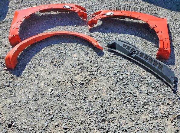 1FTFW1RG8NFC33627 2022 FORD F150 Orange Շարժիչի բաժամունքի տեսք