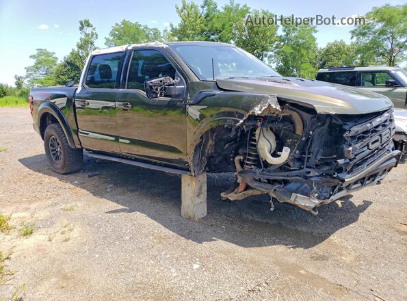 1FTFW1RG8RFB04857 2024 FORD F150 Зеленый Передняя правая четверть