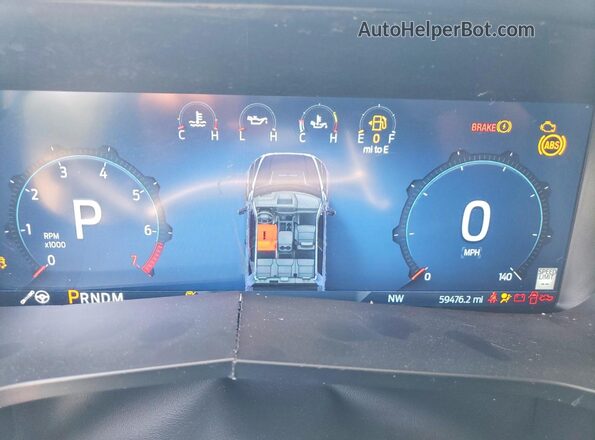 1FTFW1RG8RFB04857 2024 FORD F150 Зеленый Вид щитка приборов