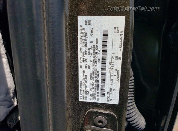 1FTFW1RG8RFB04857 2024 FORD F150 Зеленый Вид наклейки с VIN-кодом