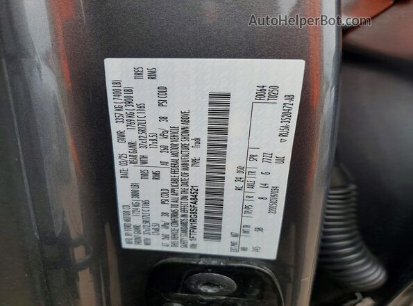 1FTFW1RG8SFA84521 2025 FORD F150 Серый Вид подкапотного пространства