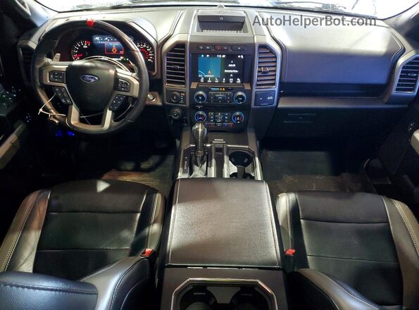 1FTFW1RG9JFB23051 2018 FORD F150 White Vista del salpicadero