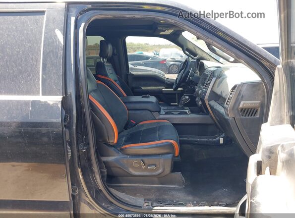 1FTFW1RG9JFE46063 2018 FORD F150 Black Vista interior delantera