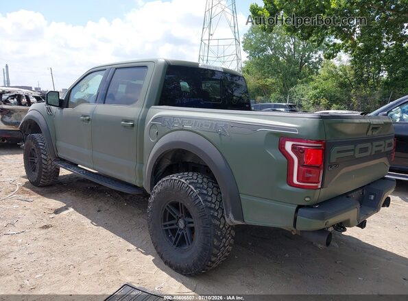 1FTFW1RG9KFB89200 2019 FORD F150 Green უკანა მარცხენა