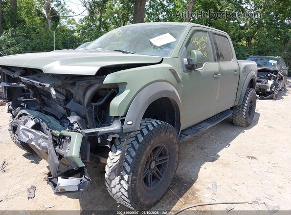 1FTFW1RG9KFB89200 2019 FORD F150 Green წინა ხედი