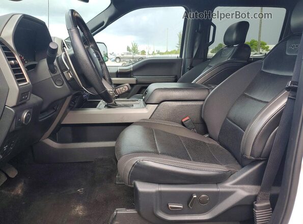 1FTFW1RG9KFD17791 2019 FORD F150 Cream წინა სალონის ხედი