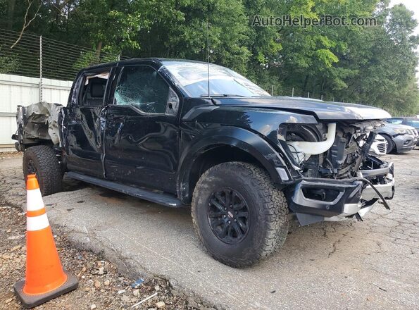 1FTFW1RG9RFB96660 2024 FORD F150 Черный Передняя правая четверть