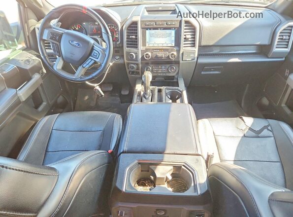 1FTFW1RGXKFA54579 2019 FORD F150 Silver Dashboard view