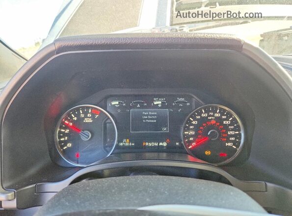 1FTFW1RGXKFA54579 2019 FORD F150 Silver Instrument cluster view