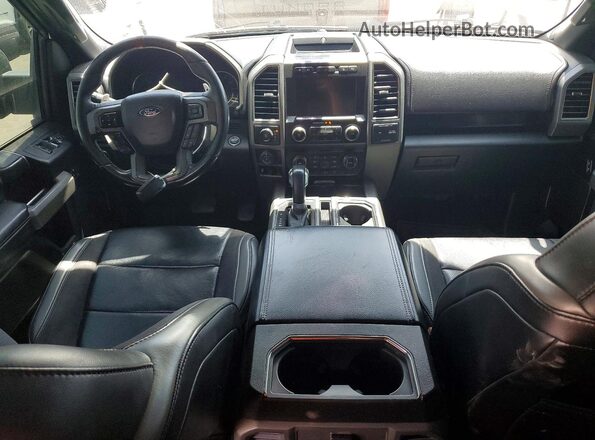 1FTFW1RGXKFA80356 2019 FORD F150 Silver Вид панелі приладів