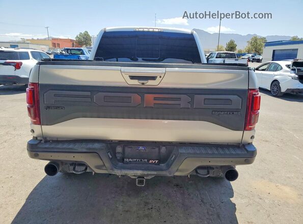 1FTFW1RGXKFA80356 2019 FORD F150 Silver Вид ззаду