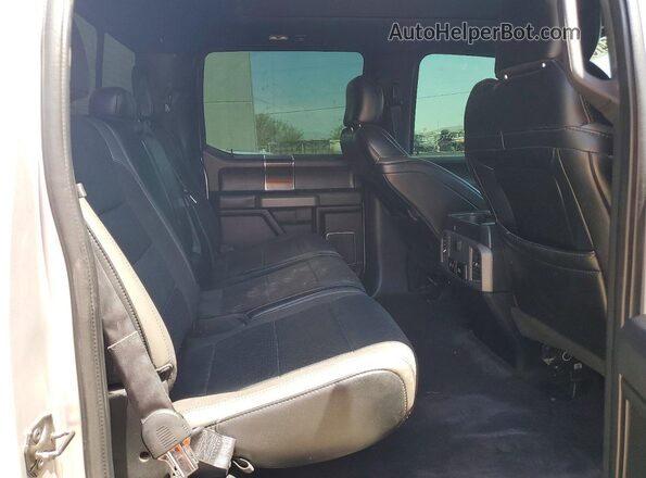 1FTFW1RGXKFA80356 2019 FORD F150 Silver Вид задніх сидінь