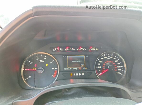 1FTFW1RGXKFC96630 2019 FORD F150 Black Вид щитка приладів