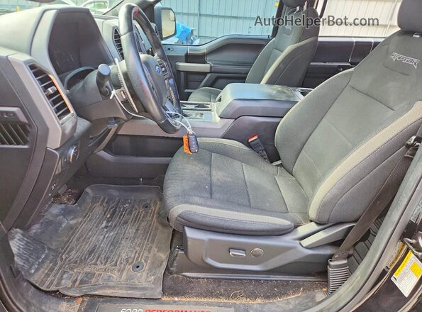 1FTFW1RGXKFC96630 2019 FORD F150 Black Вид салону спереду